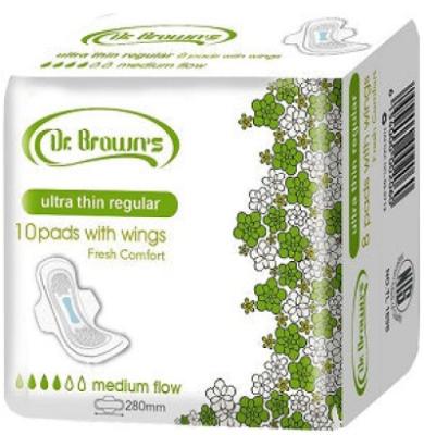 Ultra Thin Pads With Wings Regular x10