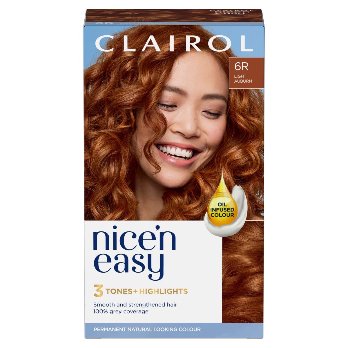 Nice'N Easy Permanent Light Auburn 6R. Hair Dye
