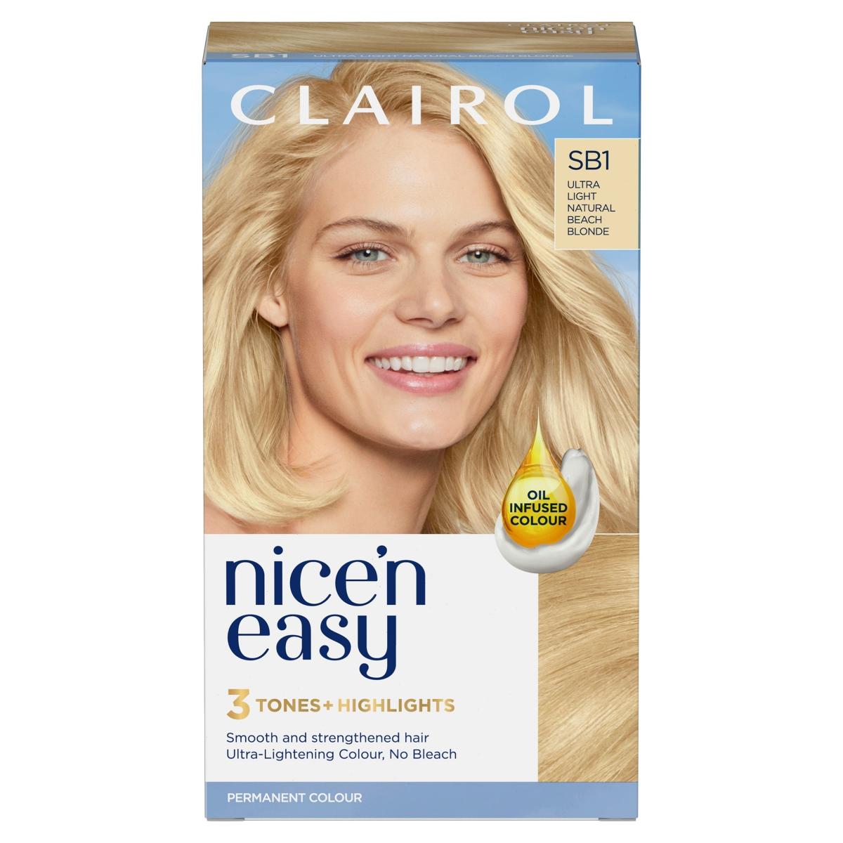 Nice'N Easy Ultra Light Natural Blonde Beach Sb1 Hair Dye