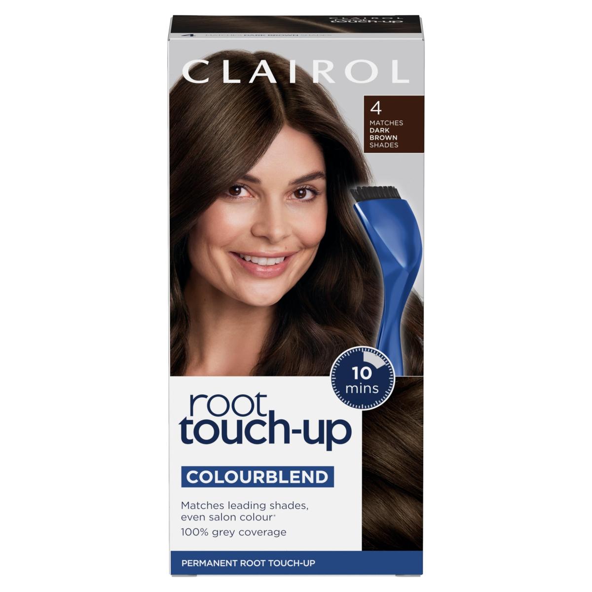 Root Touch-Up Permanent Hair Dye Dark Brown 4