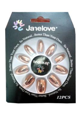 Nails + Glue x12 - Gold (Glossy)