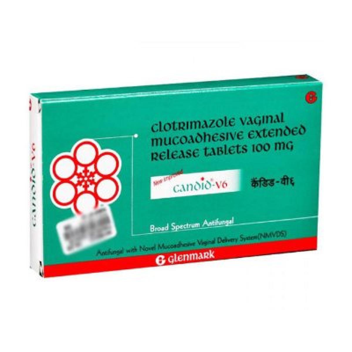 V6 Vaginal Tablets x6