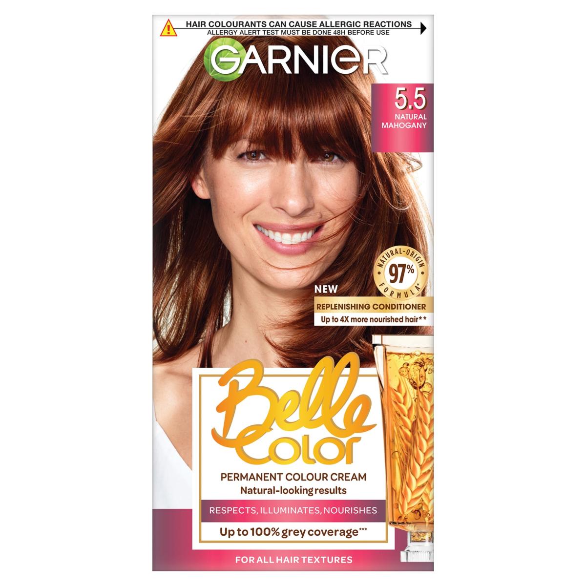 Belle Colour 5.5 Natural Light Auburn Permanent Hair Dye