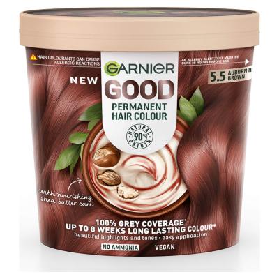Good Permanent Hair Colour 5.5 Auburn Hibiscus Brown