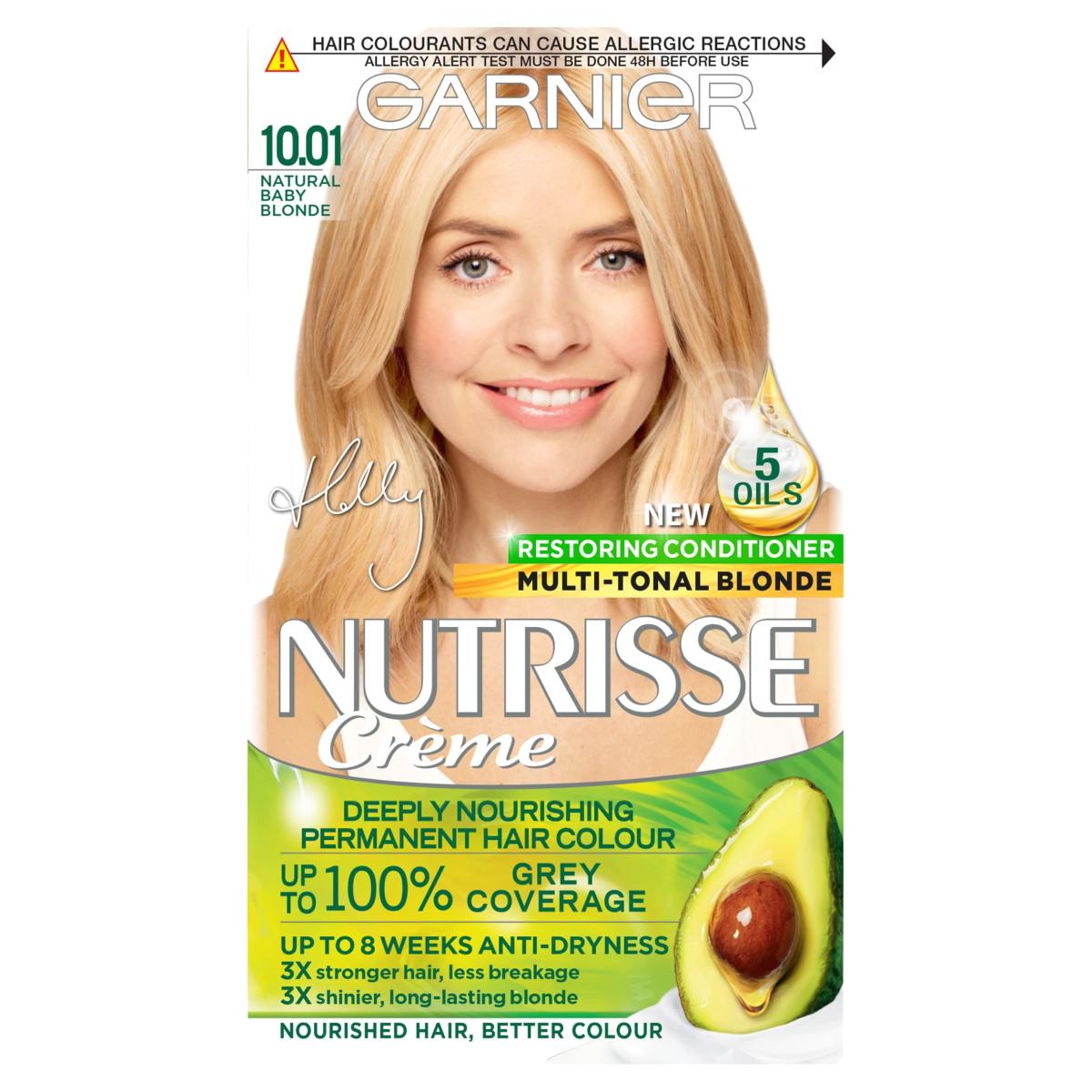 Nutrisse 10.01 Natural Baby Blonde Permanent Hair Dye