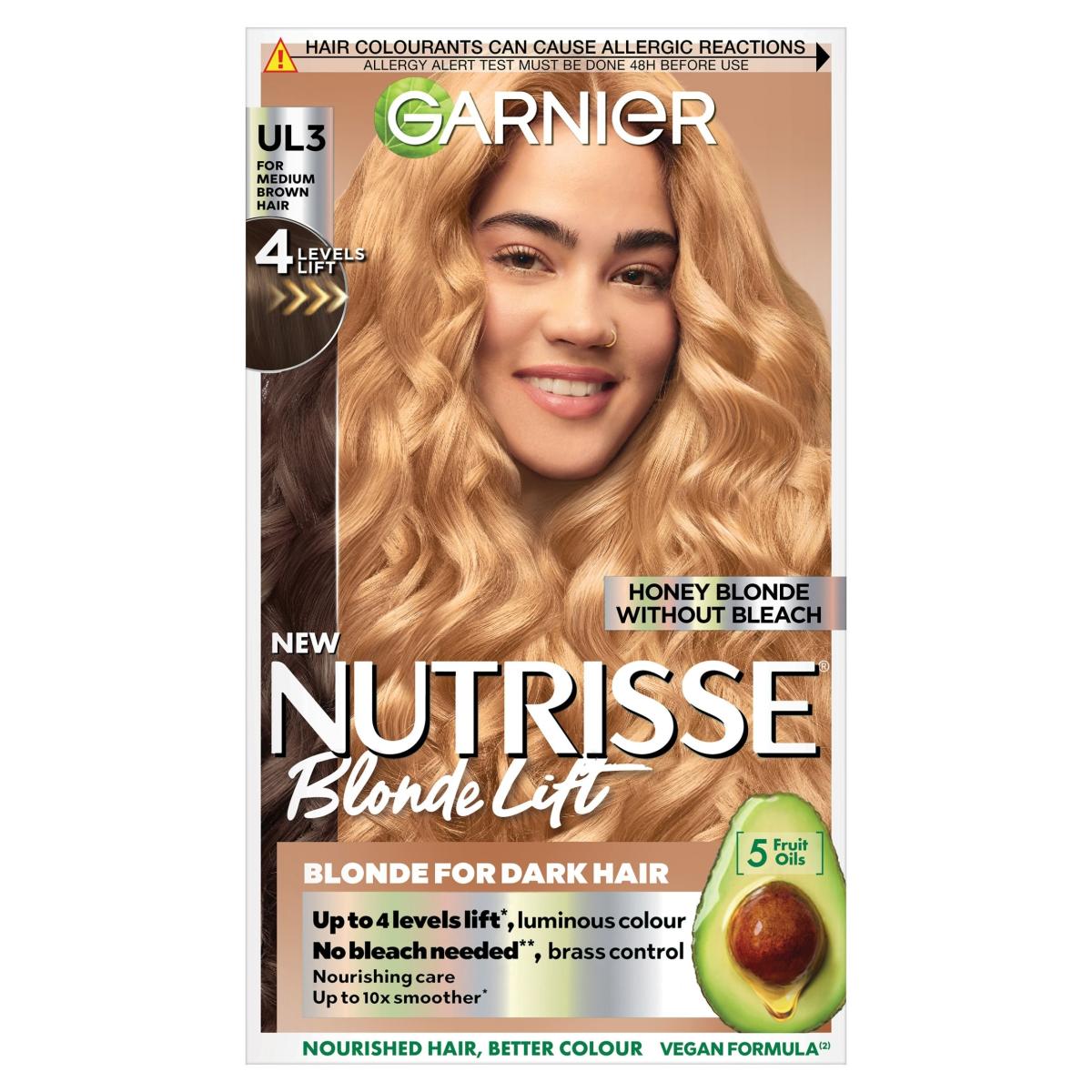 Nutrisse Blonde Lift Hair Colour Honey Blonde Ul3