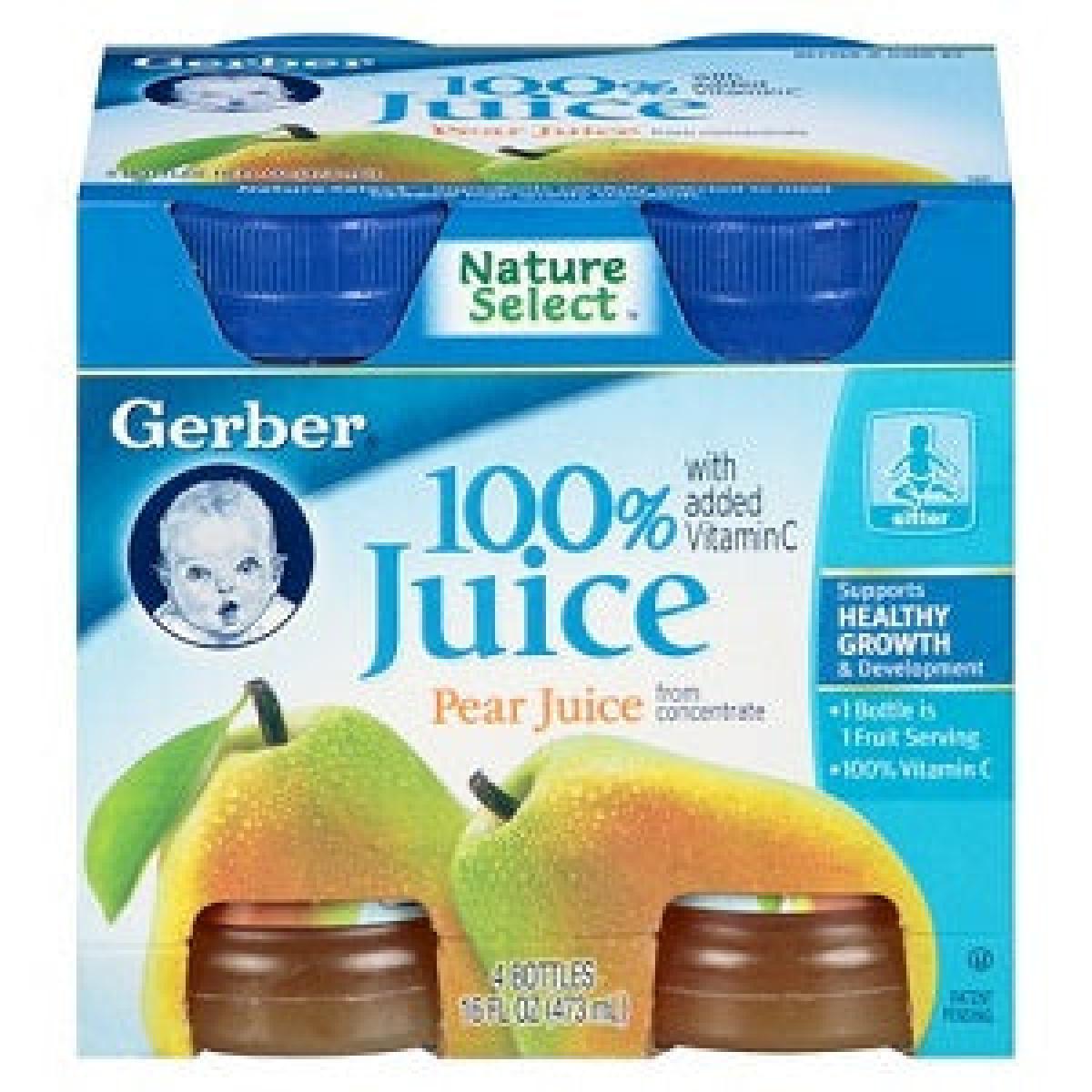 Pear Juice 473 ml 4 Bottles
