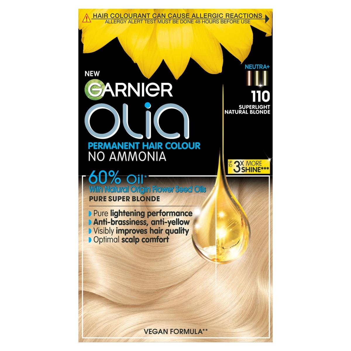 Olia 110 Super Light Natural Blonde Permanent Hair Dye