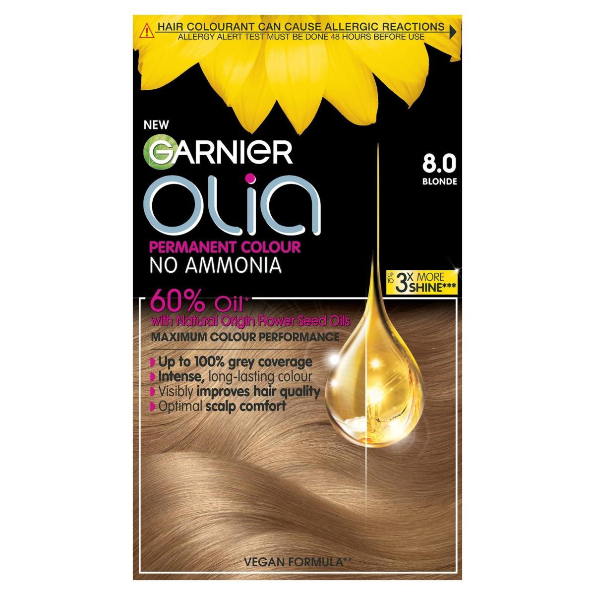 Olia 8.0 Blonde Permanent Hair Dye