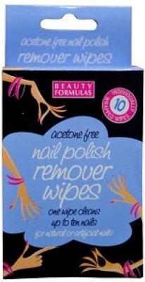 Nail Polish Remover Wipes x10