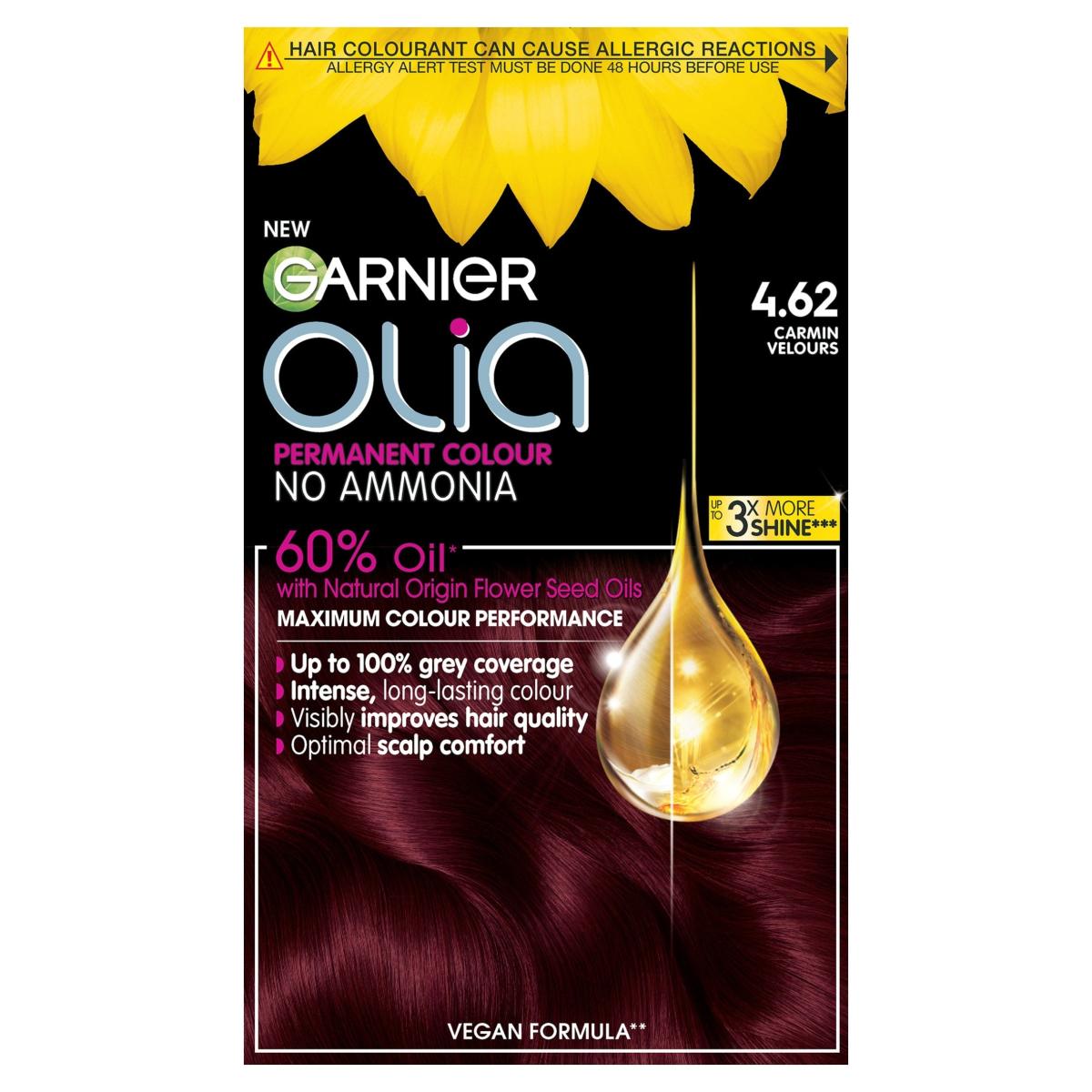 Olia Dark Garnet 4.62 Permanent Hair Dye