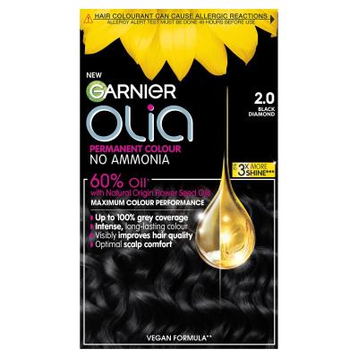 Olia No A Mmonia Permanent Hair Dye Black Diamond 2.0