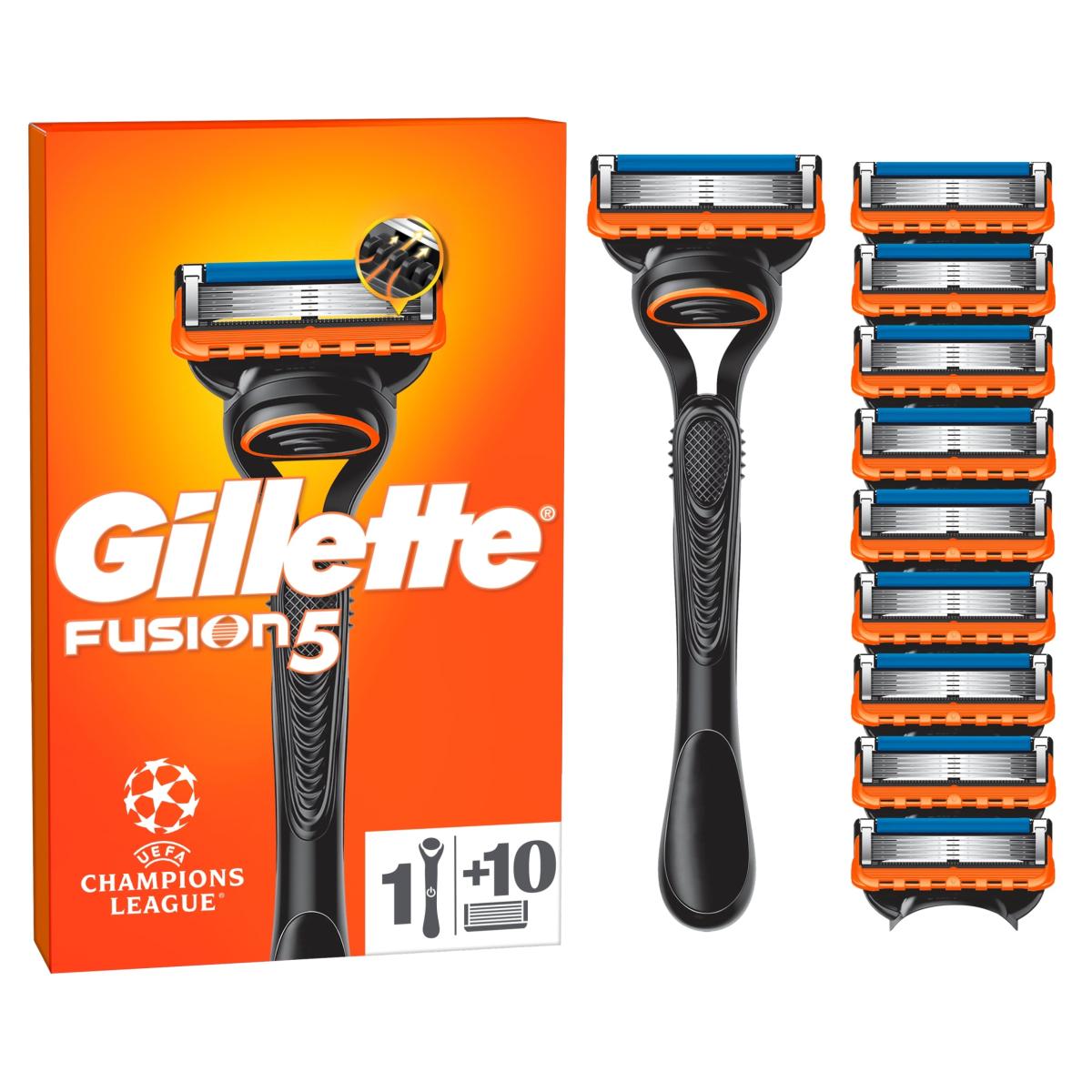 Fusion 5 Value Pack Mens Razor + 10 Blade Refills