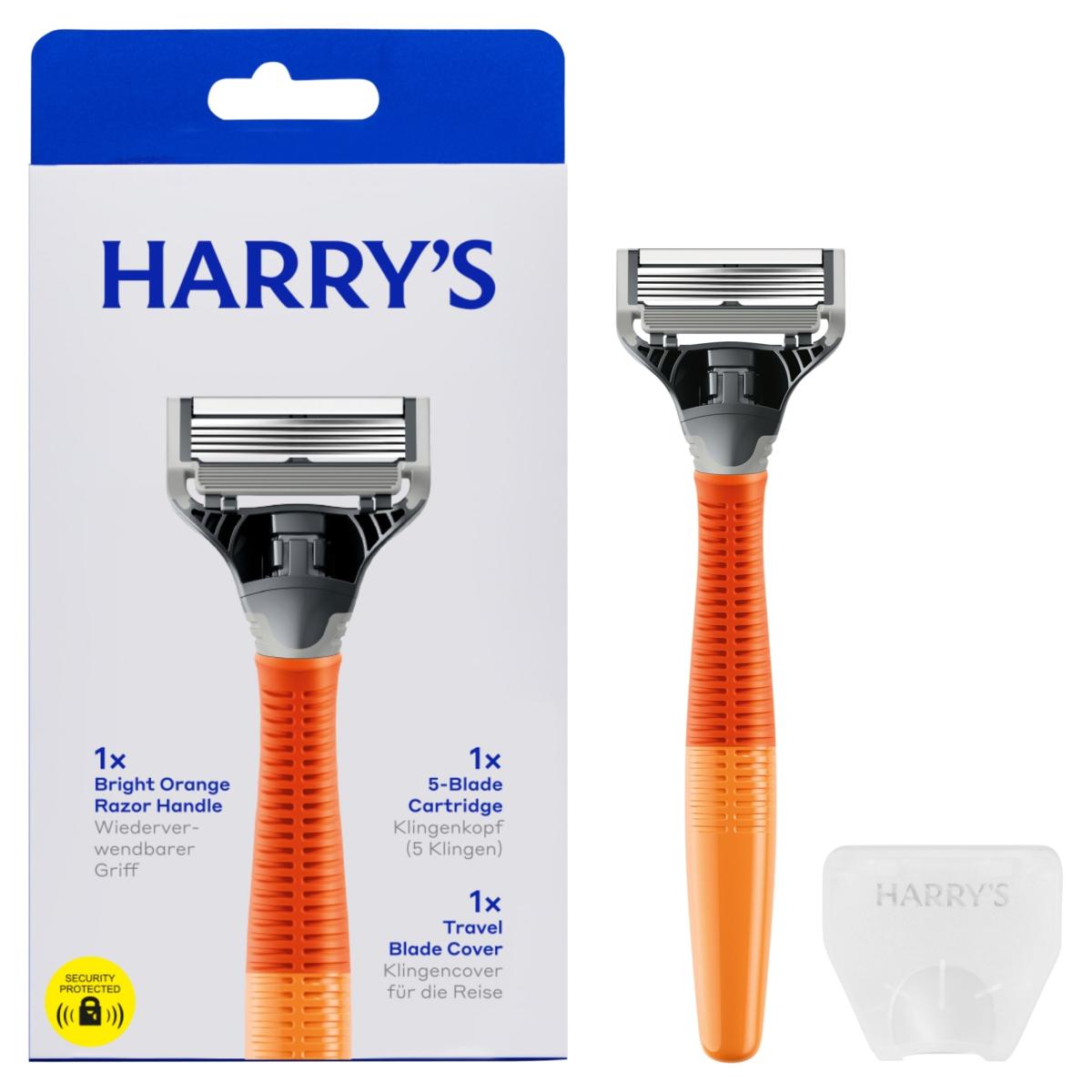 5 Blade Razor Bright Orange