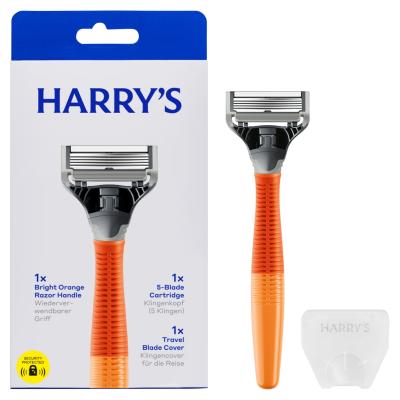 5 Blade Razor Bright Orange