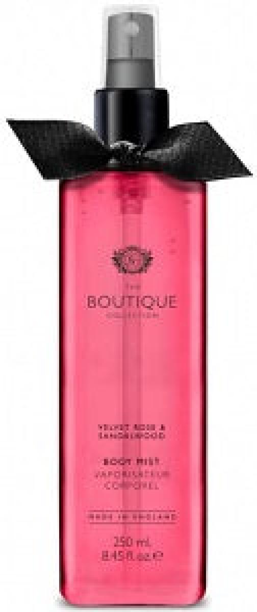 The Boutique Collection Body Mist Velvet Rose & Sandalwood