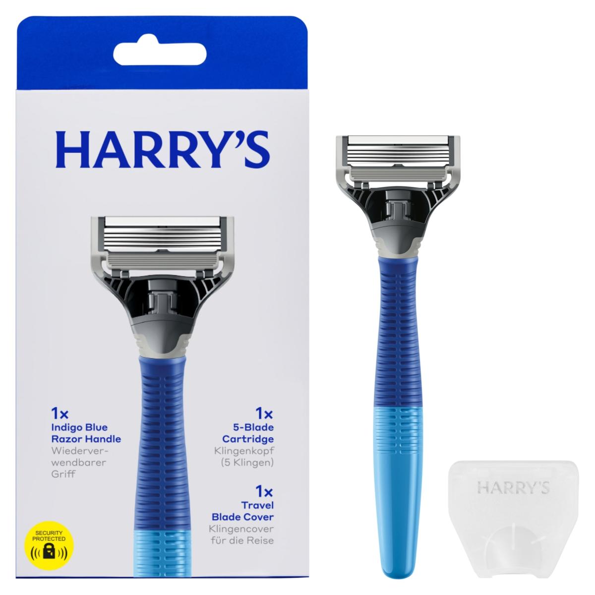 5 Blade Razor Indigo Blue