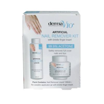 Artificial Nail Remover Kit With Bristle Finger Insert