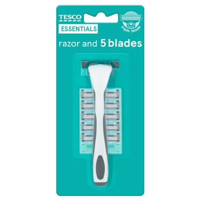 Essentials Triple Blade Razor With 5 Blades