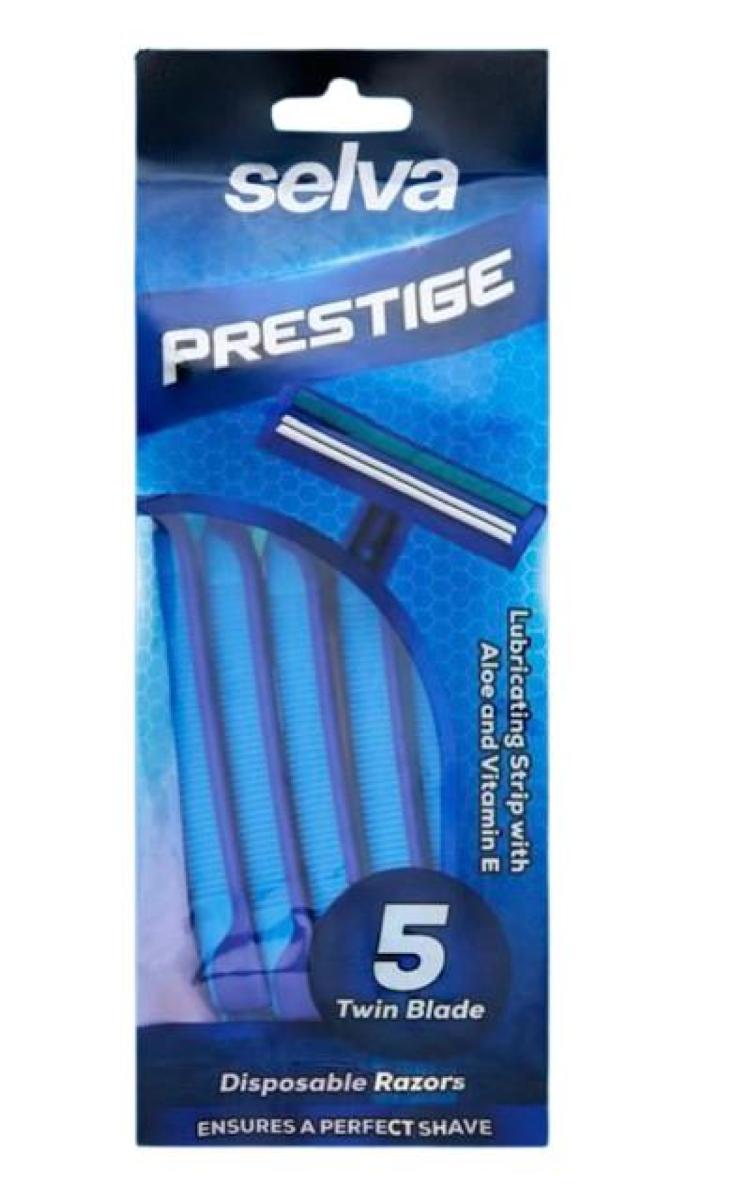 Prestige Twin Blade Shaving Stick x5