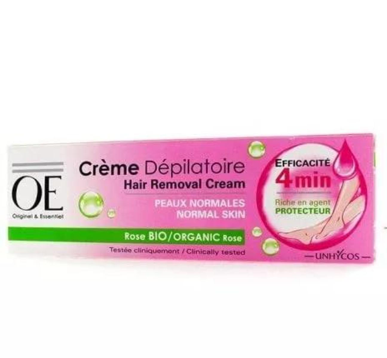 Hair Removal Cream With Organic Rose For Sensitive