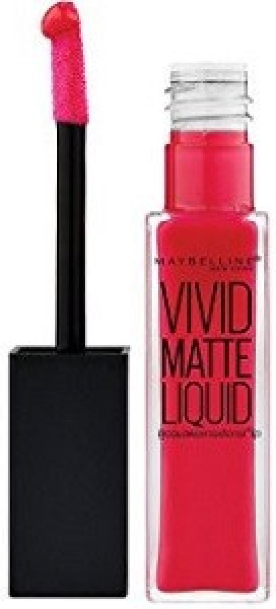 Color Sensational Vivid Matte Liquid Lipstick Rebel Red 35