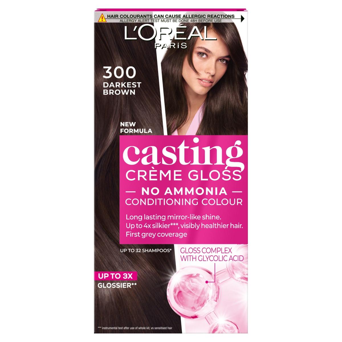 Paris Casting Creme Gloss 300 Darkest Brown Semi-Permanent Hair Dye