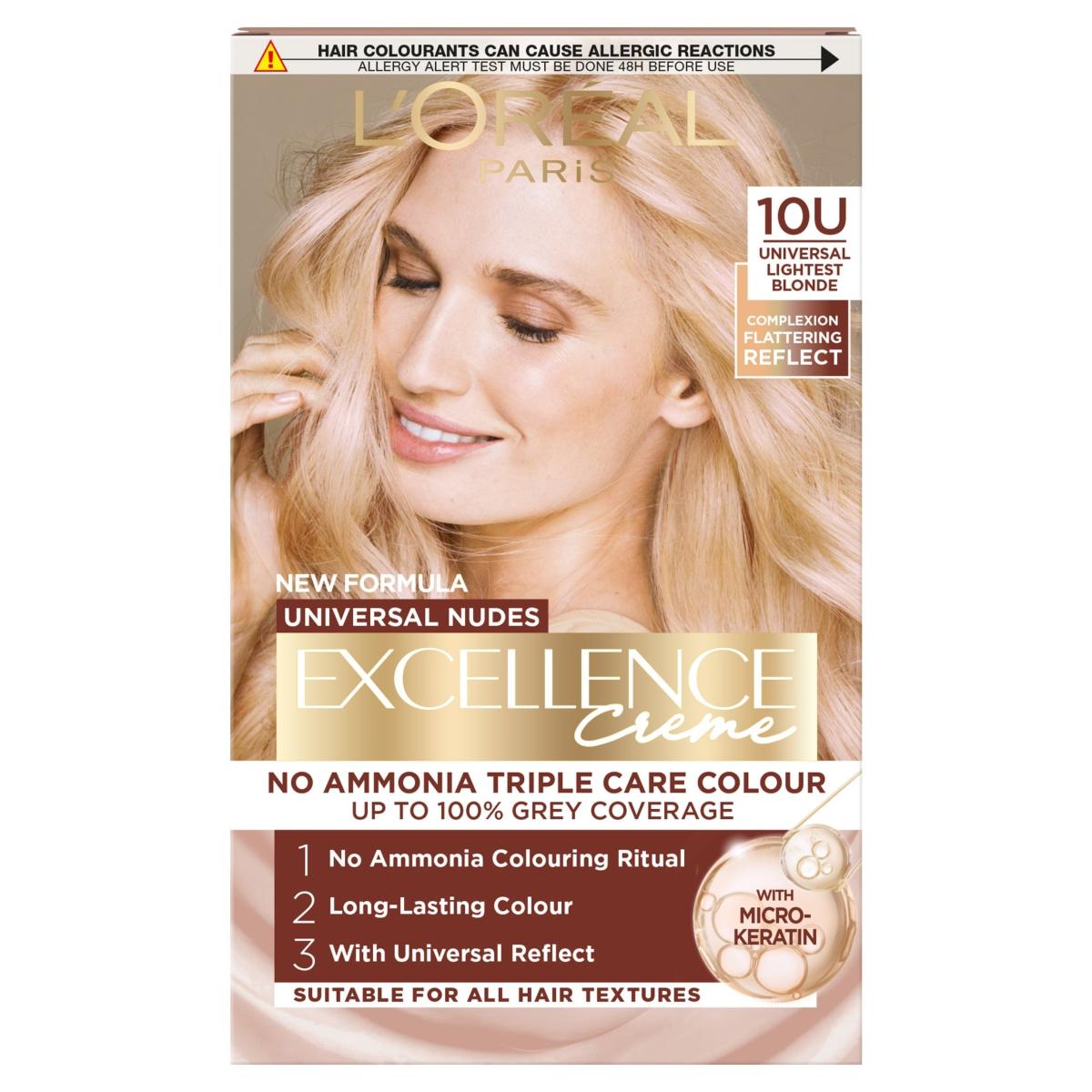 Paris Excellence Nudes Universal 10U Lightest Blonde Permanent Hair Dye