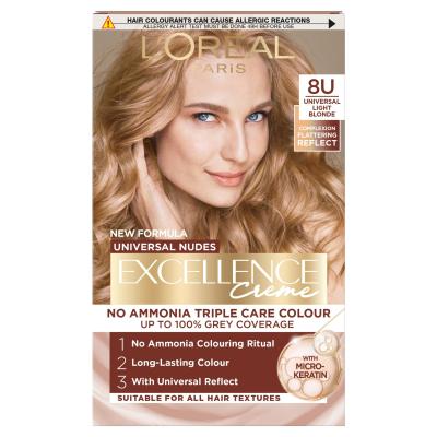 Paris Excellence Universal Nudes 8U Light Blonde Permanent Hair Dye