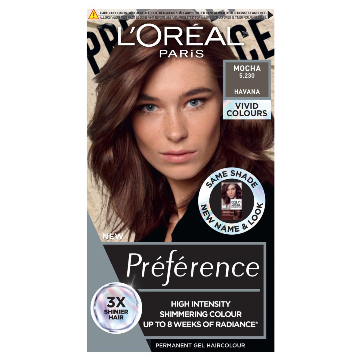 Paris Preference Vivids 5.23 Mocha Permanent Hair Dye