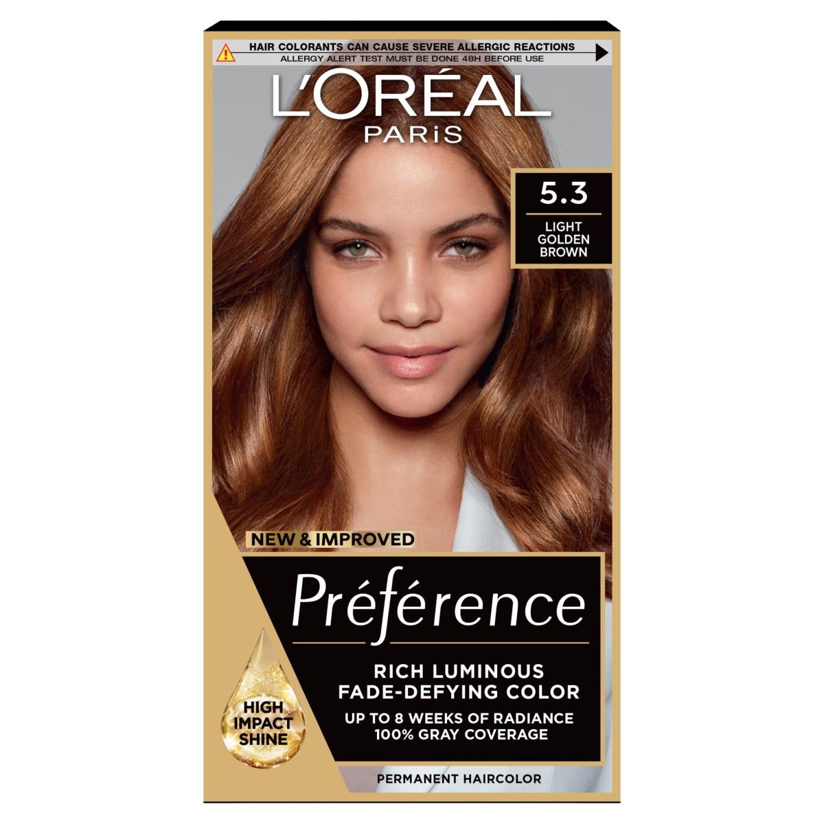 Preference 5.3 Virginia Chestnut Brown Permanent Hair Dye