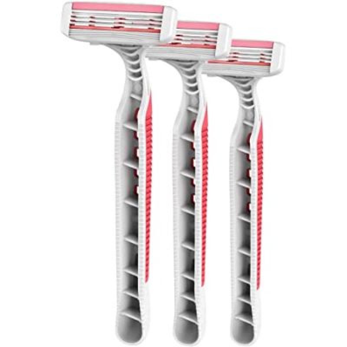 Detachable Triple Razor Blade Shaving Stick