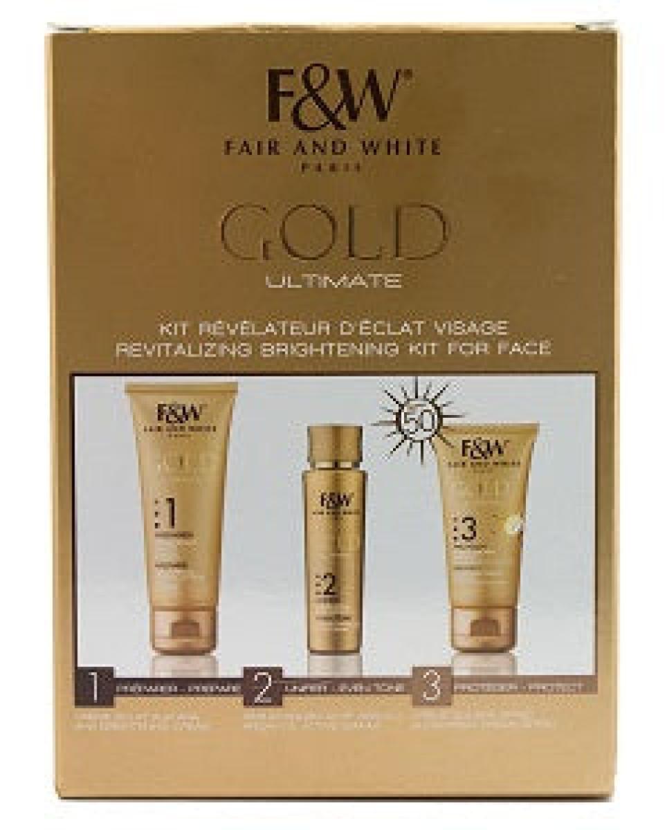 Gold Ultimate Revitalizing Brightening Kit For Face