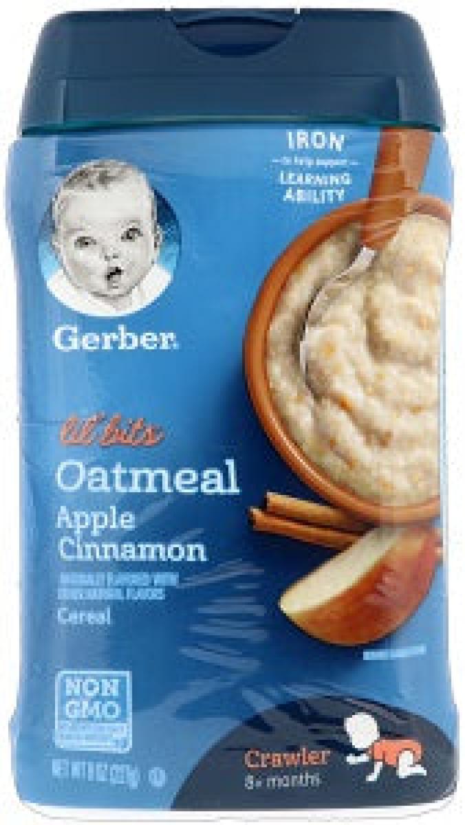 Lil' Bits Oatmeal Cereal Apple Cinnamon