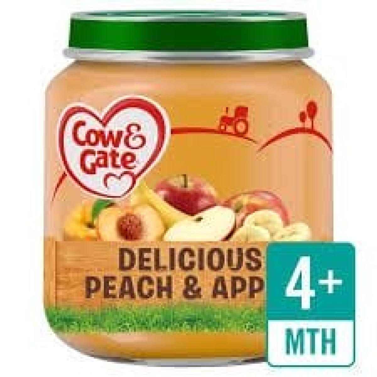 Delicious Peach & Apple 4-6 Months+