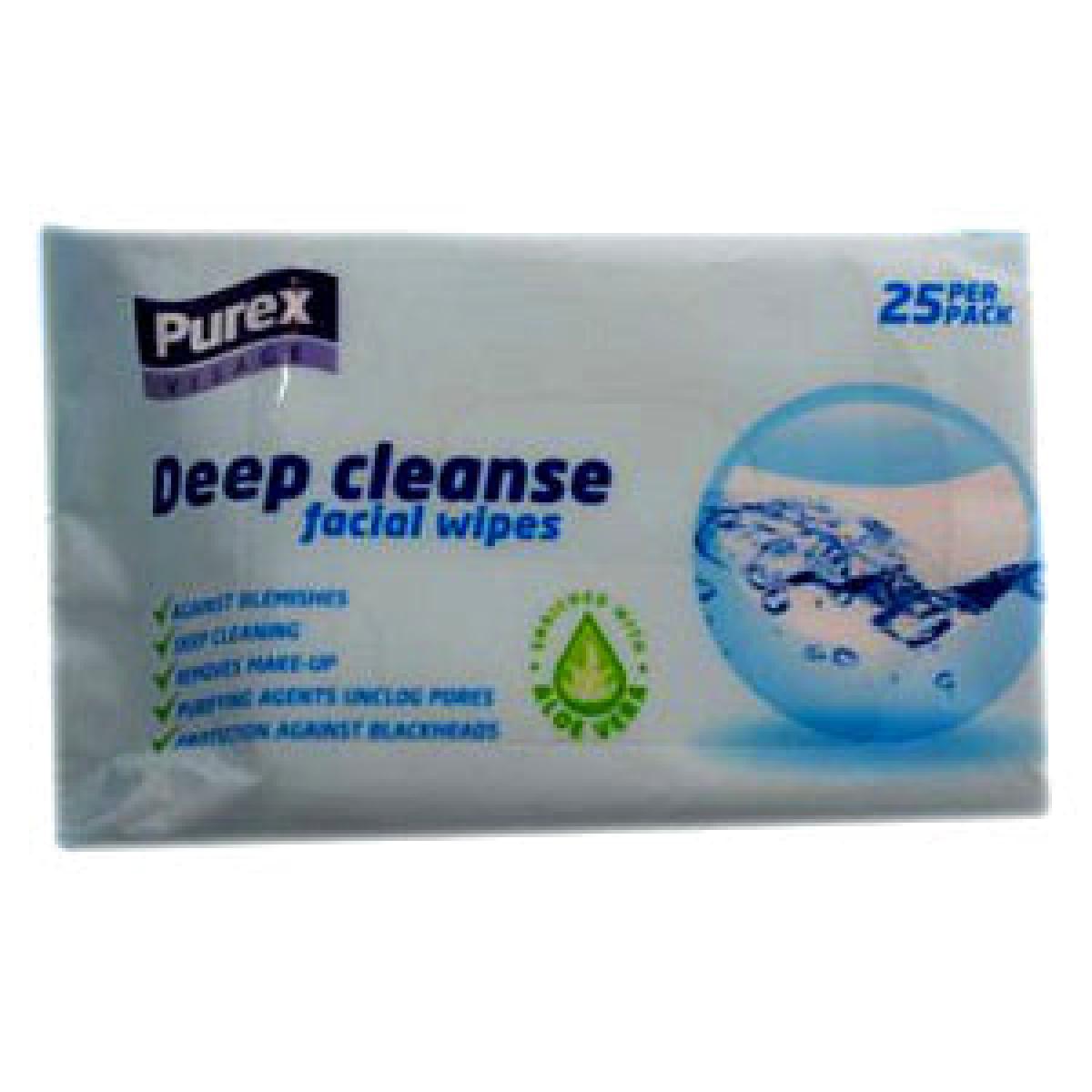 Visage Facial Wipes Deep Cleanse x25