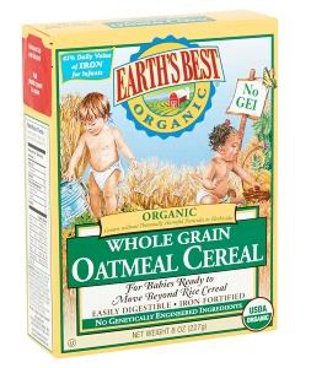 Organic Whole Grain Oatmeal Cereal