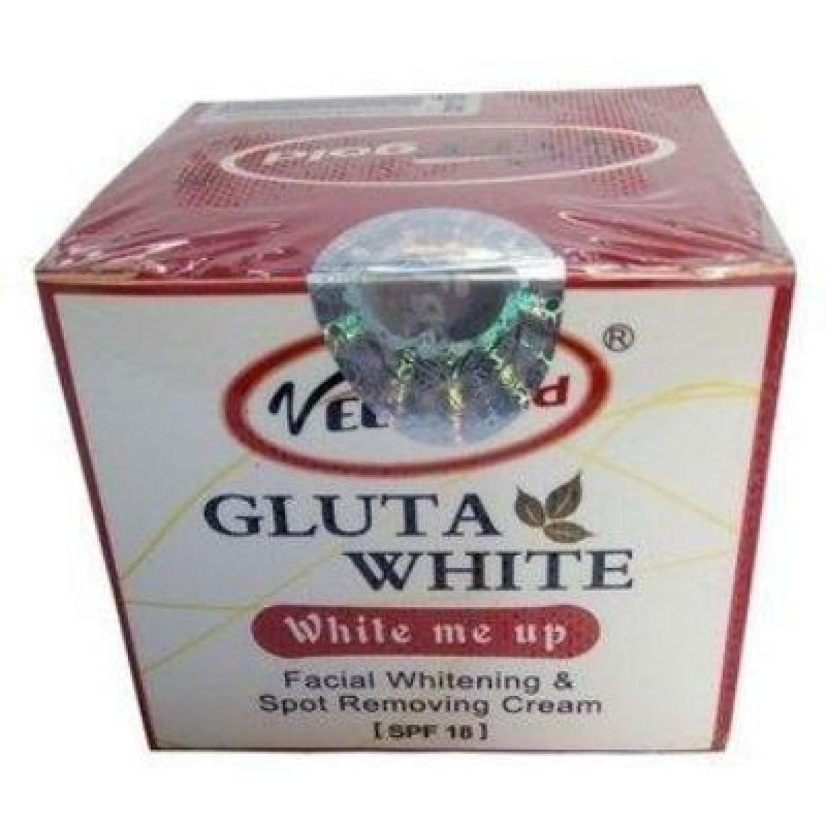 Gold Facial Whitening & Spot Removing Cream Gluta White SPF 18