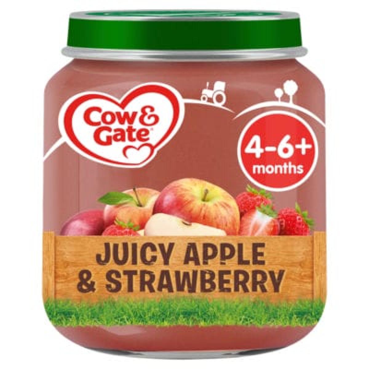 Juicy Apple & Strawberry 4-6 Months+