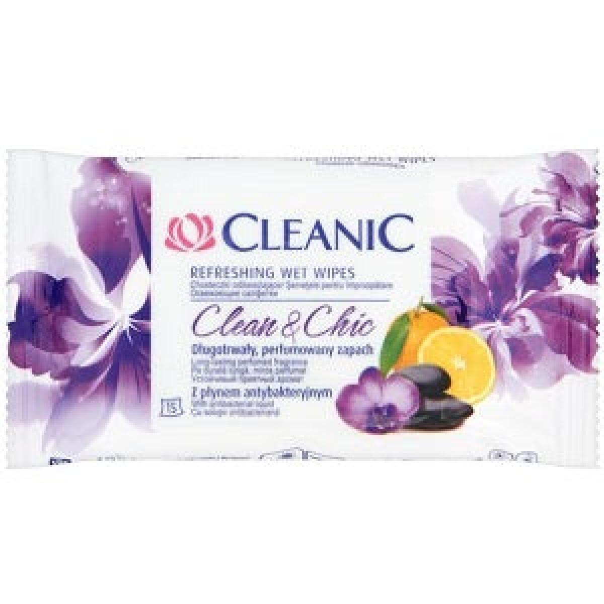 Refreshing Wet Wipes Clean & Chic x15