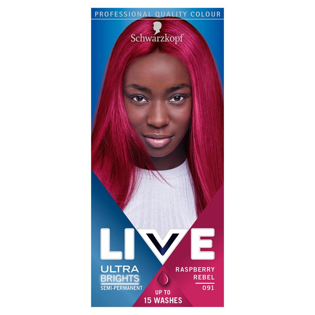 Live Ultra Brights 091 Raspberry Rebel Hair Dye