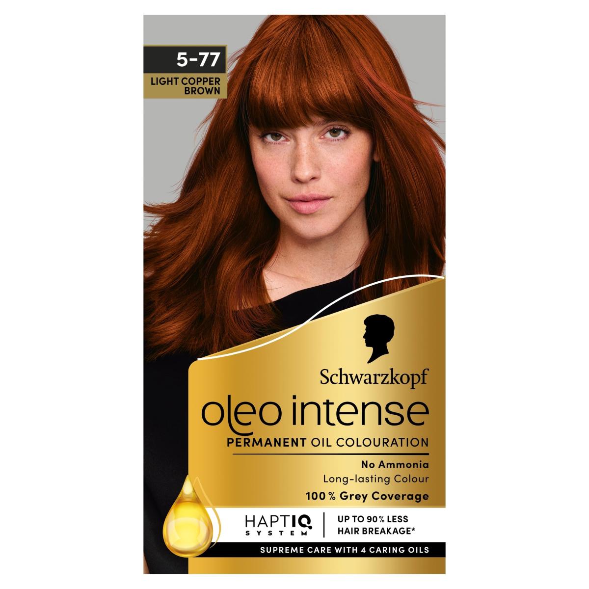 Oleo Intense 5-77 Light Copper Brown Permanent Hair Colour