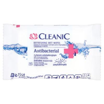 Anti-Bacterial Refreshing Wet Wipes x15