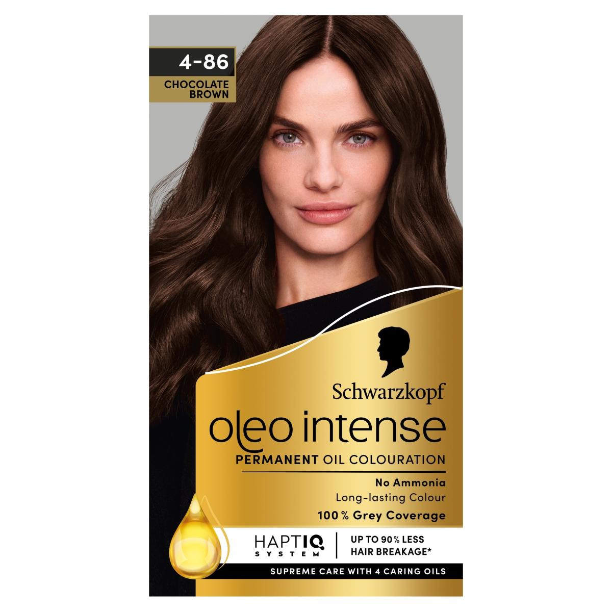 Oleo Intense Permanent Oil Colouration Chocolate Brown 4-86