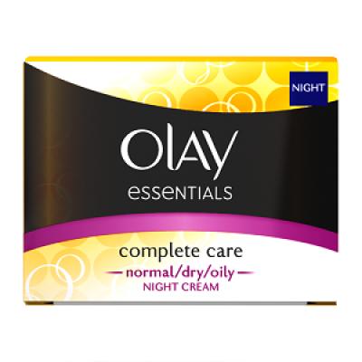 Complete Care Night Cream For Normal, Dry & Oily Skin SPF 15