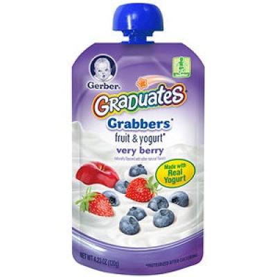 Graduates Grabbers Fruit & Yogurt Very Berry