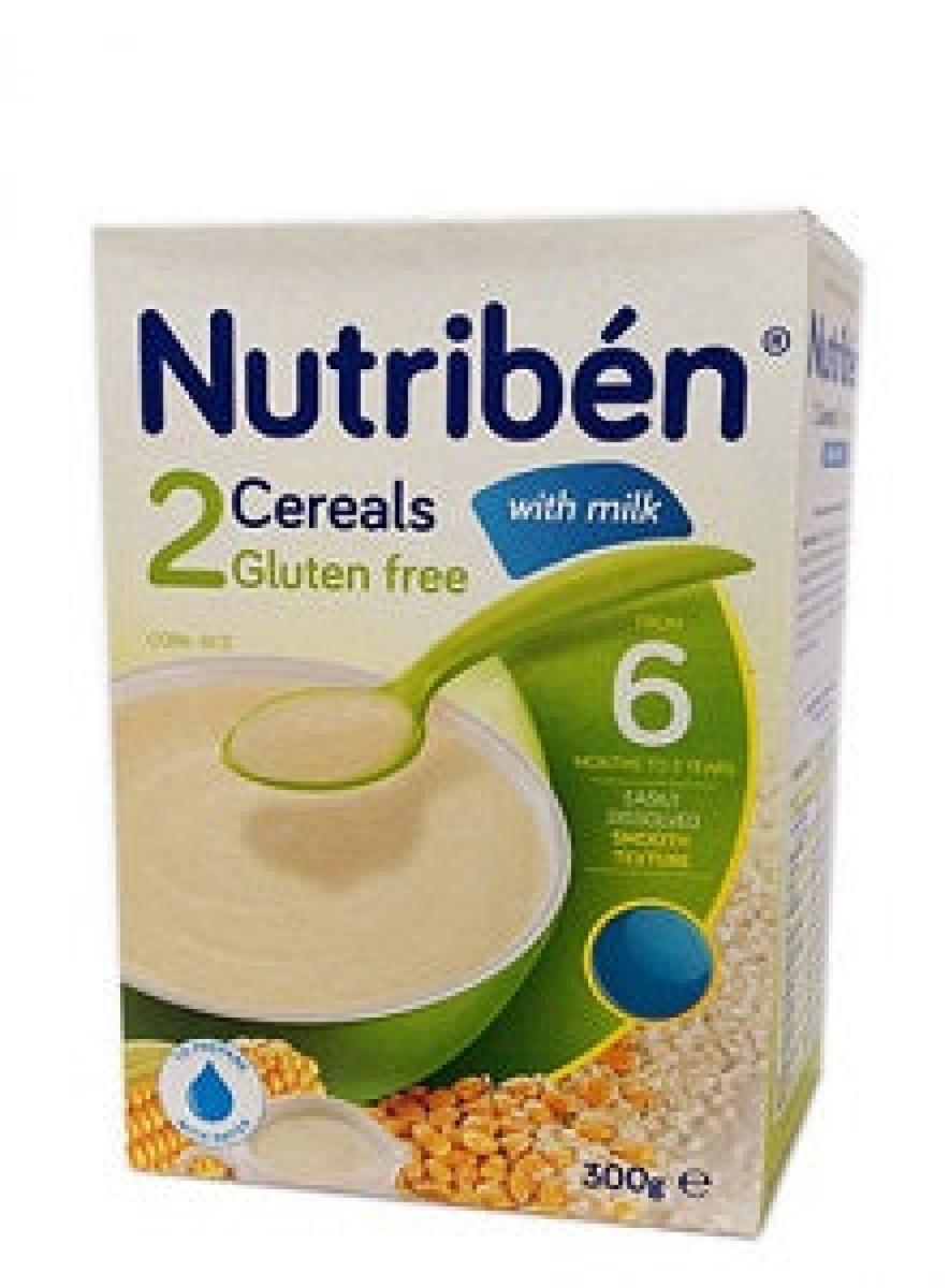 2 Cereals With Milk Gluten Free 6 Months+