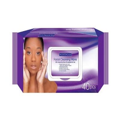 Facial Cleansing Wipes With Mint Oil x40