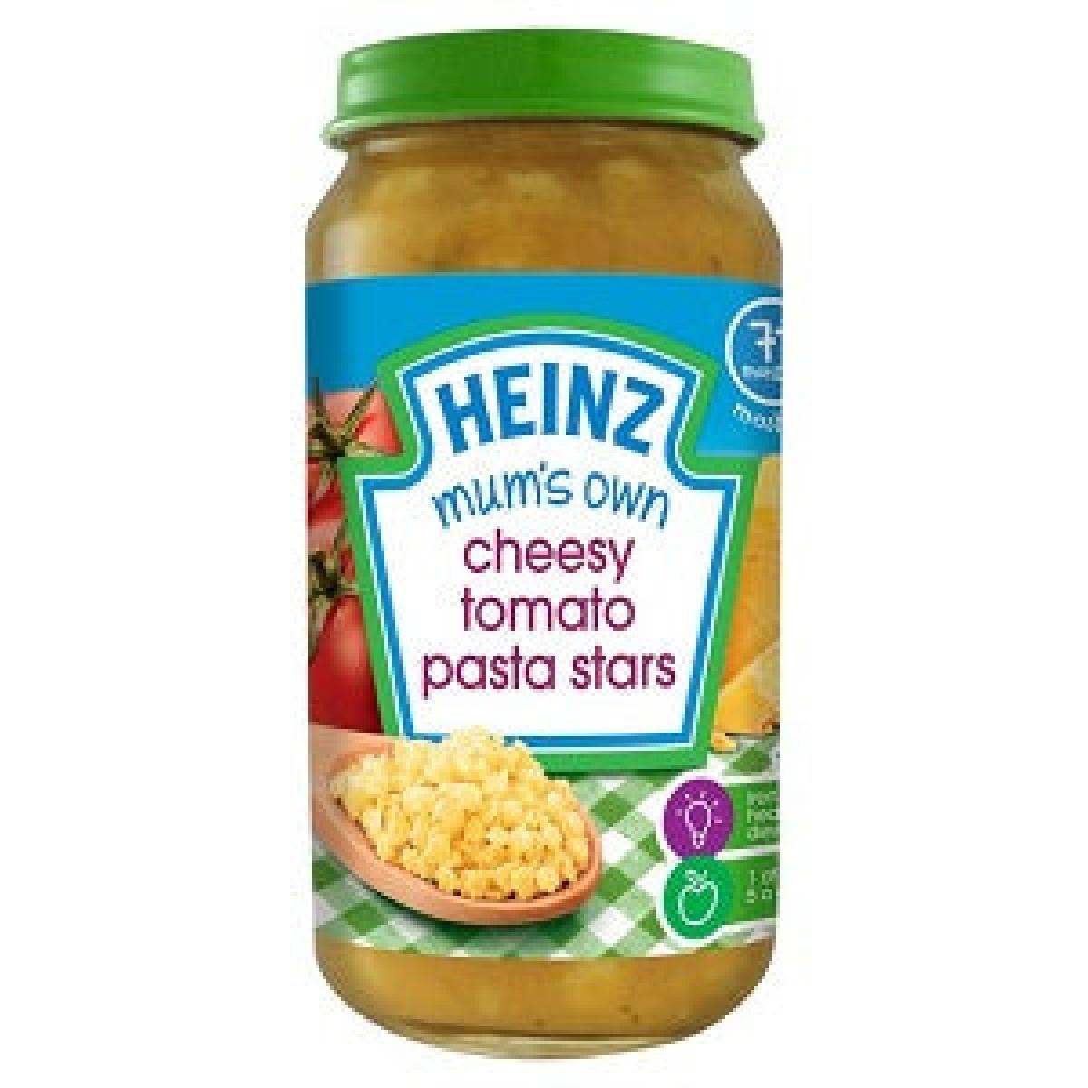 Mum's Own Cheesy Tomato Pasta Stars 7 Months+