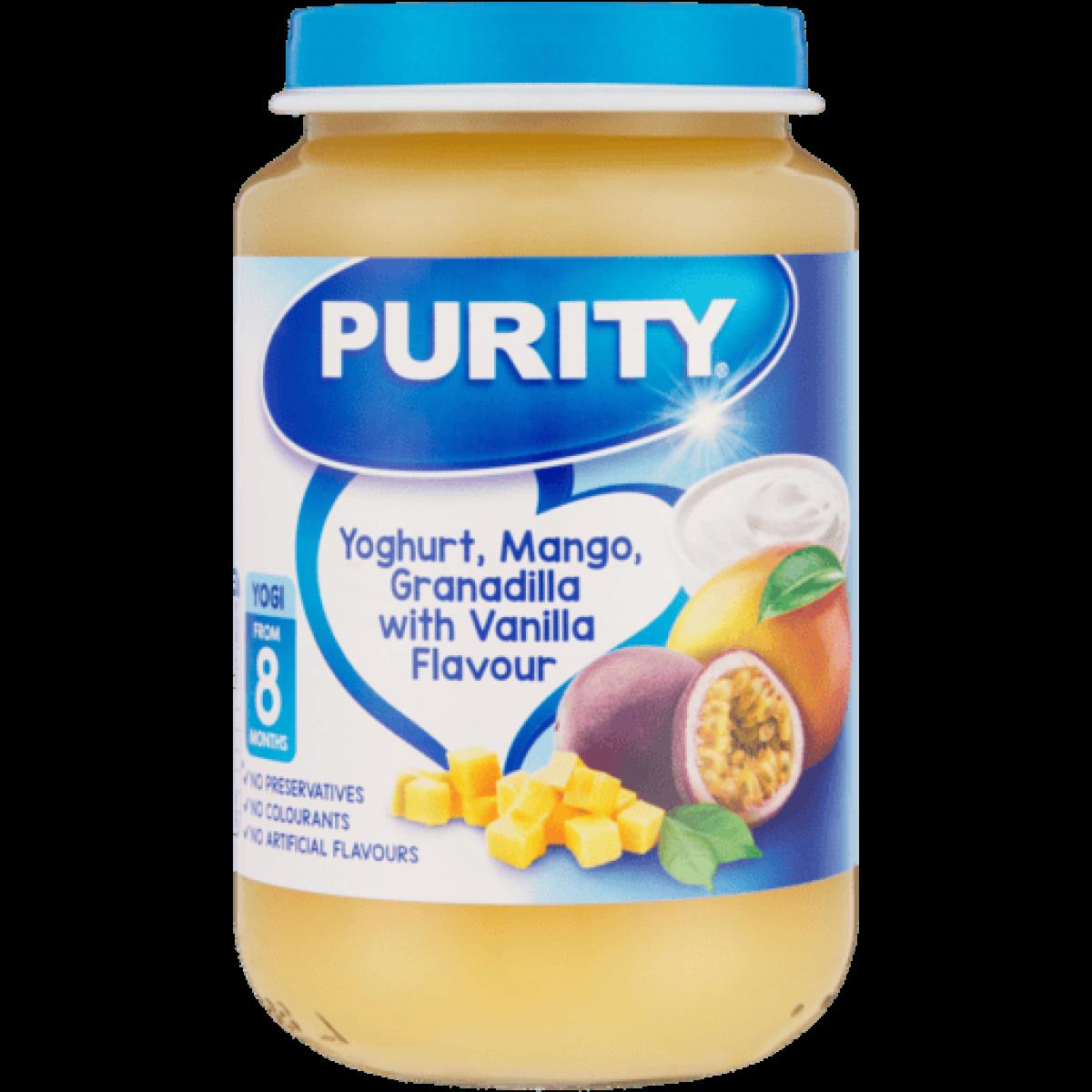 Yoghurt Mango Granadilla With Vanilla Flavour 8 Months+